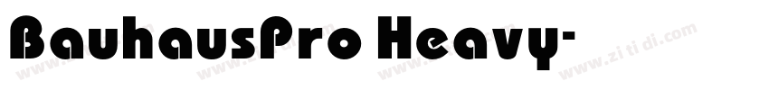 BauhausPro Heavy字体转换 BauhausPro Heavy字体转换